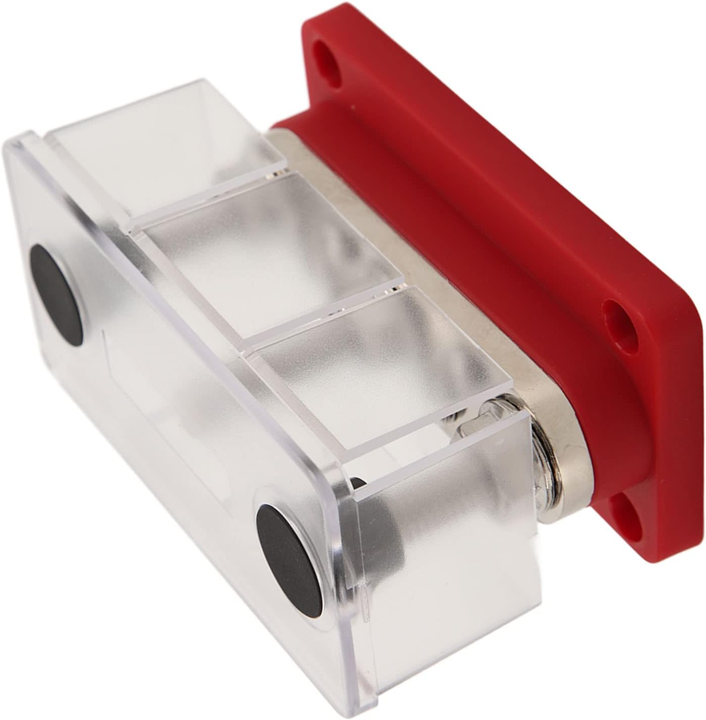 Power Distribution Terminal Block 1248V 300A Battery Bus Bar with Protective Cover for Cars Trucks RVs Marine Boats and Solar Systems (Red)