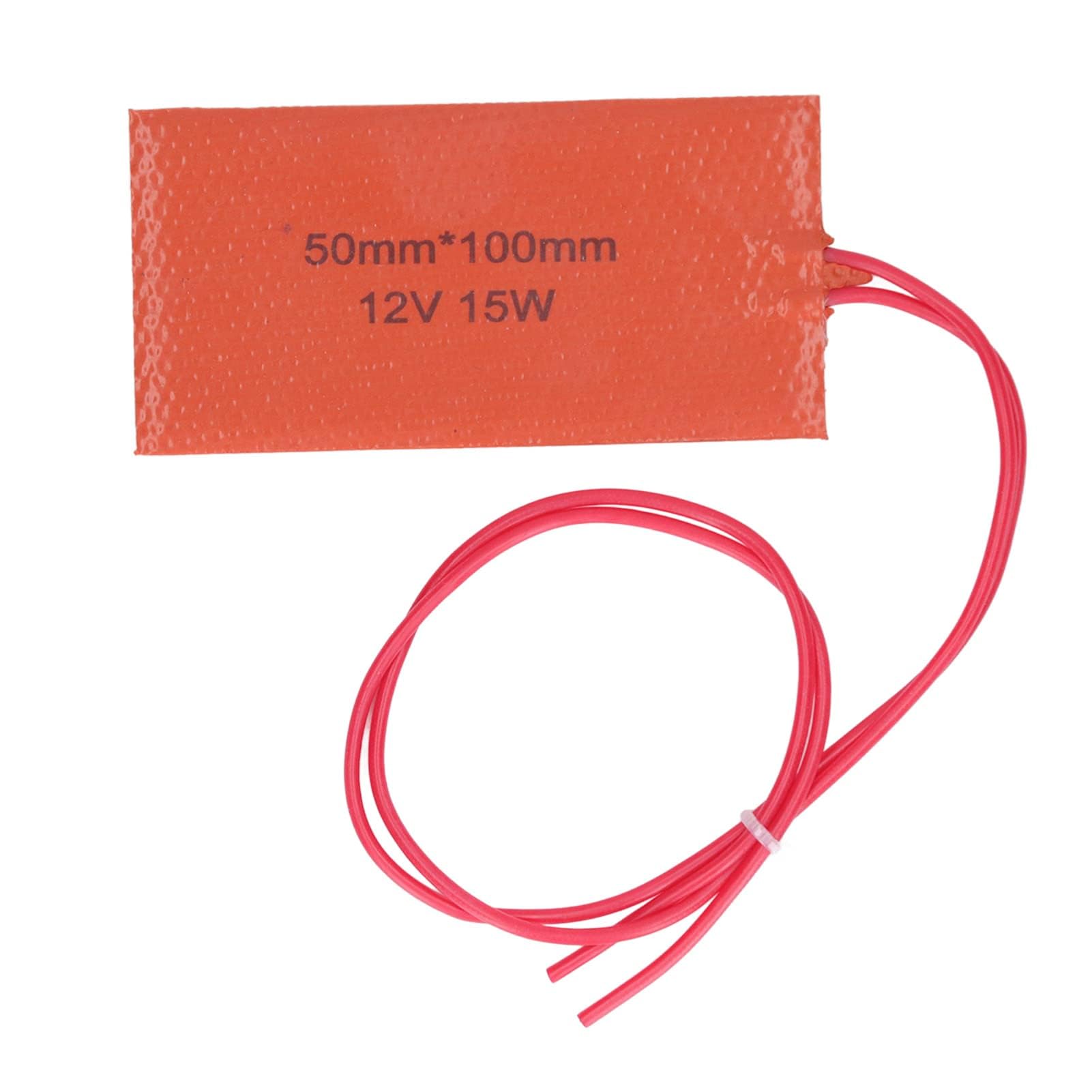 4 Uds Almohadilla Calefactora de Silicona Flexible 12V 15W, Manta Eléctrica de Goma de Silicona para Tambor de Aceite, Tuberías y Equipos Industriales, Mantenimiento de Temperatura