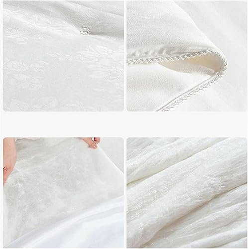 Miniatura 3 de Duvets - Edredón de seda de morera, edredón de seda real, para cama individual, doble, individual, matrimonial, queen, king, jacquard