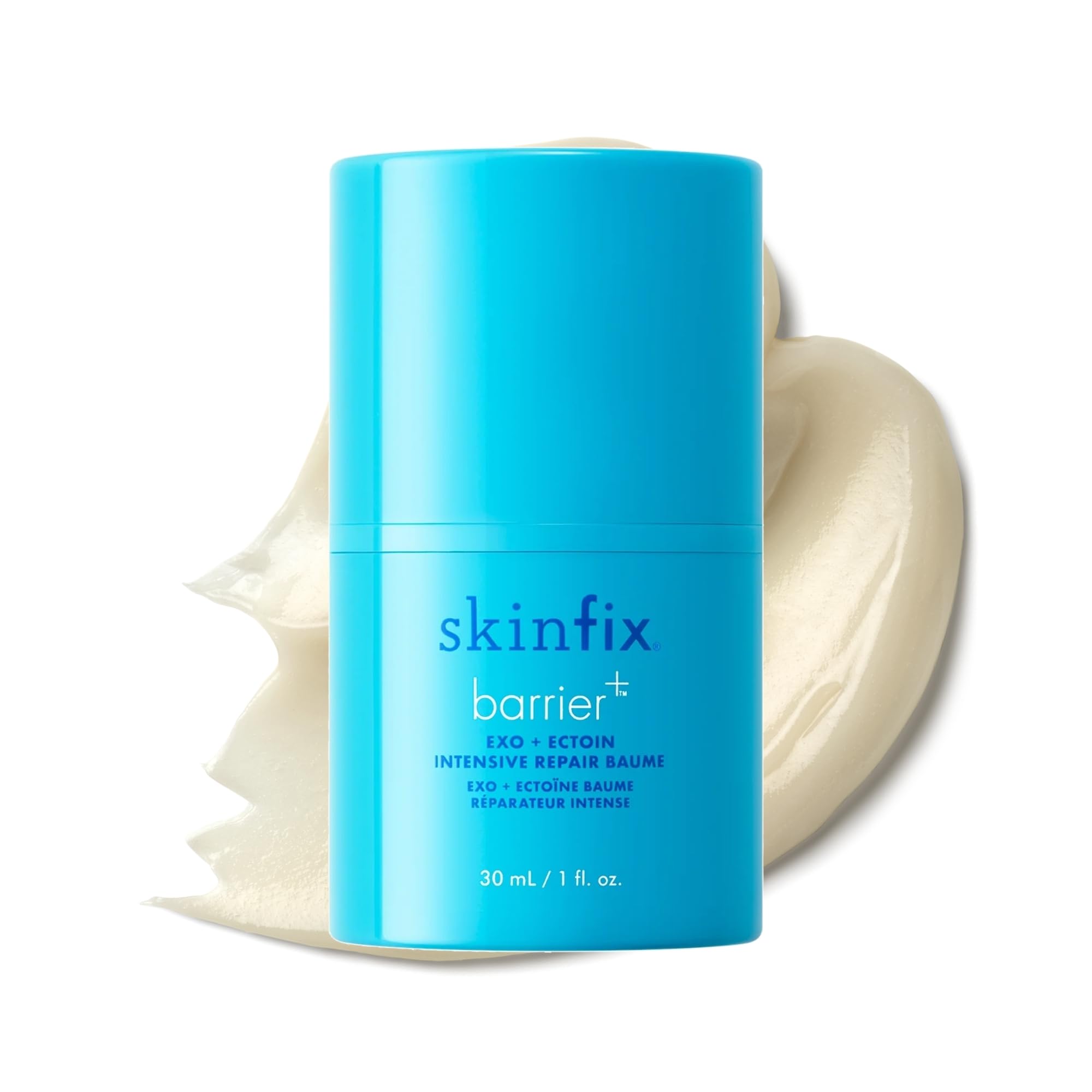 Skinfix Exo + Ectoin Intensive Repair Baume - 1 oz - Retinol-Free Face Serum with Hyaluronic Acid, Peptides - Visibly Smooths Wrinkles, Evens Dark