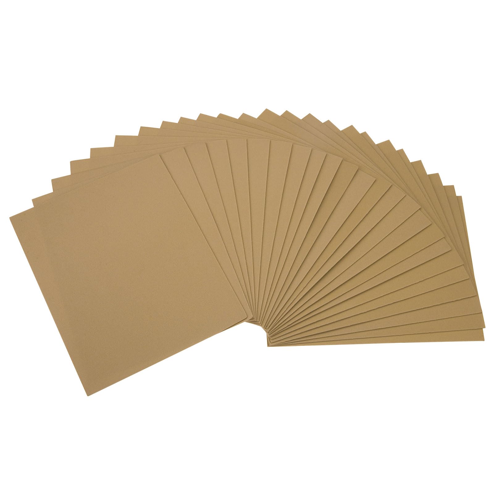 DMiotech 24 Pack 10.8 x 8.5 Inch 1.7mm Thick EVA Foam Sheets for Arts and Crafts Craft Foam Sheets Light Brown