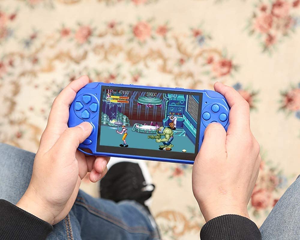 CHROX Console di Gioco retrò Portatile Multifunzione da 5,1 Pollici Console 9600 Supporto Giochi Arcade/CPS/FC/SFC/Gba/Gbc/GB/Sega Emulator Giochi, Regalo di Natale per Bambini
