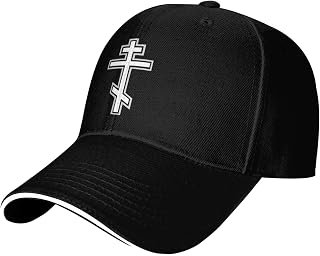 Russian Orthodox Cross Crucifix Christian Gifts Washed Plain Baseball Cap Retro Cotton Dad Hats Gift for Men Women
