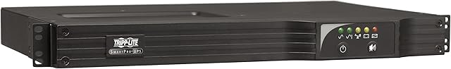 Tripp Lite 750VA Smart UPS Back Up, Sine Wave, AVR, 120V 600W Line-Interactive, 1U Rackmount, USB, DB9 Serial, 2 & 3 Year Warranties, $250,000 Insurance (SMART750RM1U)