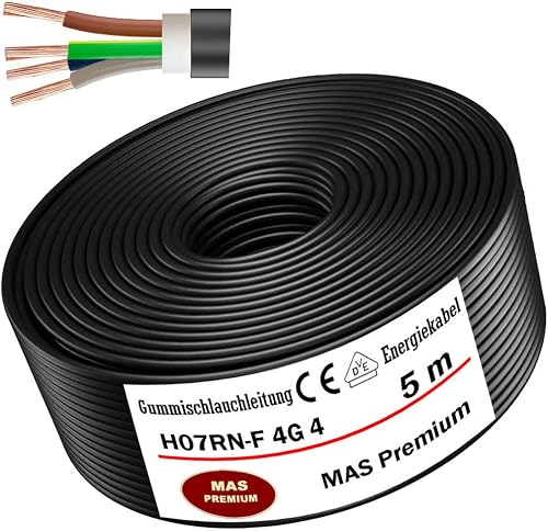 MAS Premium Câble d'alimentation en caoutchouc H07RN-F 4G…