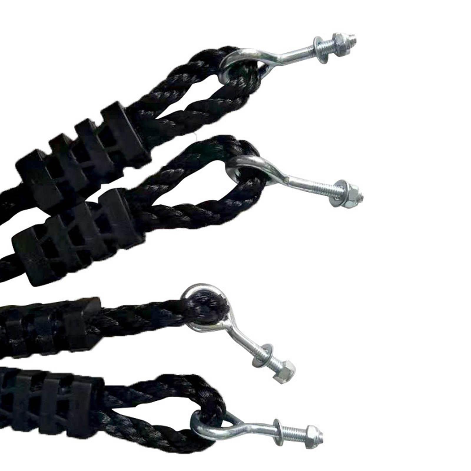 Tragbare Schaukel Aus Seil, 0 Kg, für Balkon, Garten, Schlafzimmer, Kindergeschenk, Schwarz