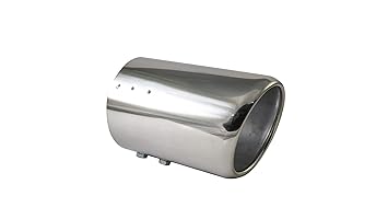 Automaze Straight Muffler Tip Show Exhaust Pipe For Bolero All Models, 75mm Inlet Dia