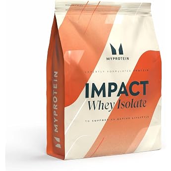 Myprotein Impact Whey Isolate Protein Powder - Neutral in Taste - 30 Servings - Up to 25 g Protein per Serving Low Fat & Sugar 90% Protein Informed Choice Certified Vegetarian.