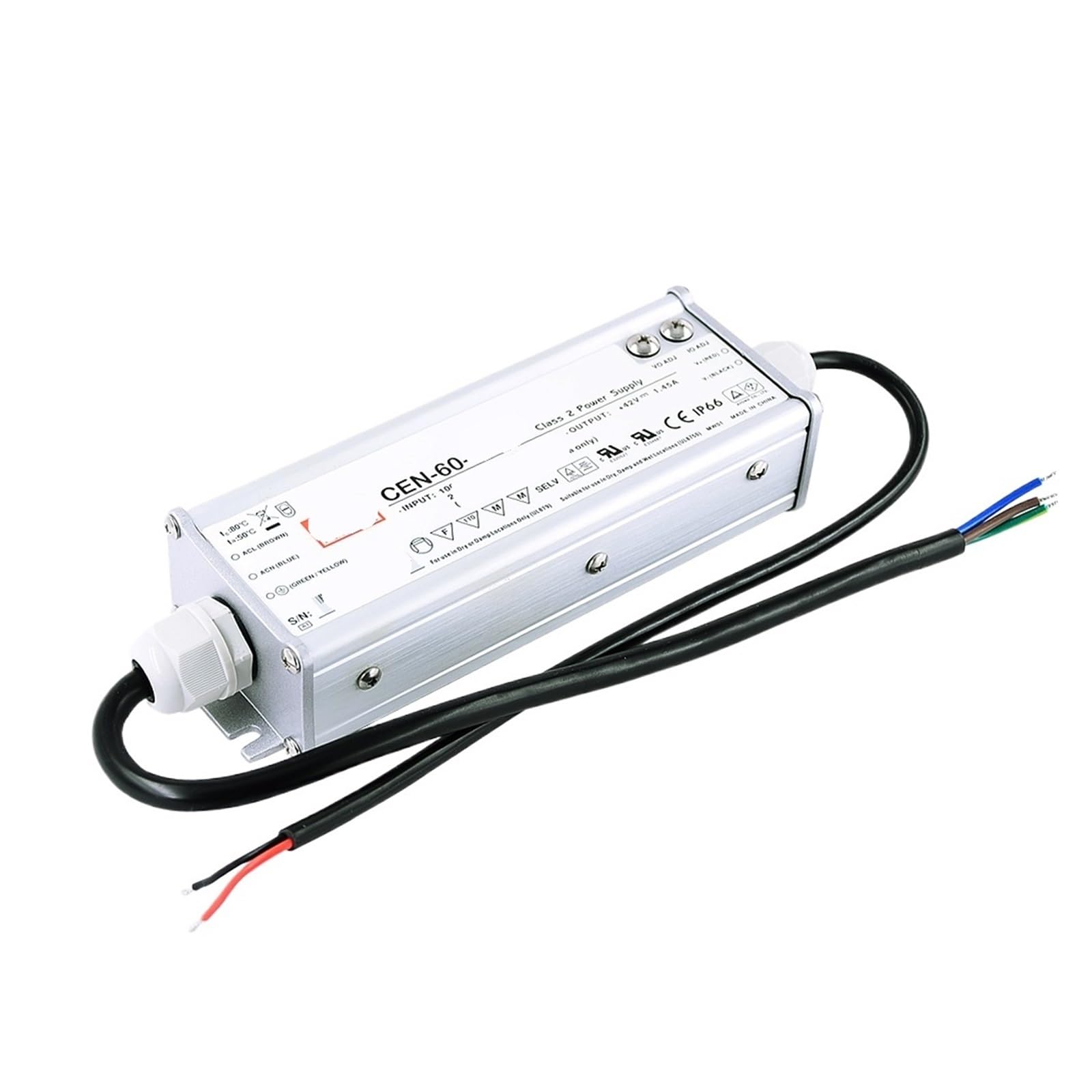 Alimentation LED CEN-60-42 60W pour écran de sous-titres électroniques 42V
