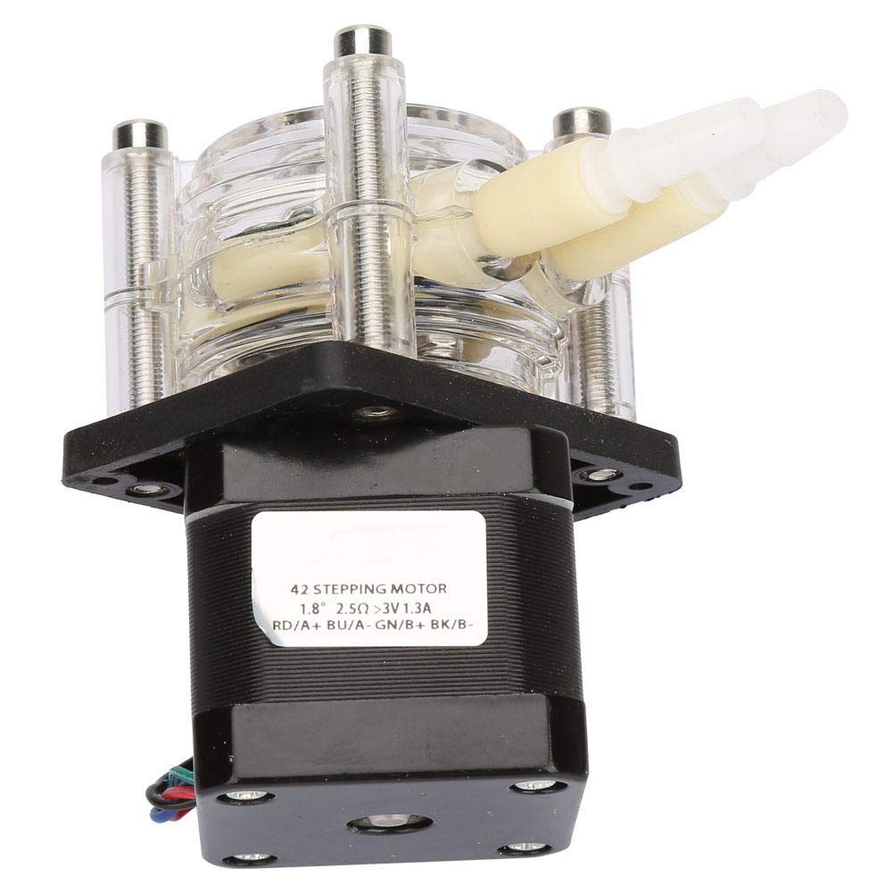 Bomba peristáltica de Alto Flujo Bomba autocebante peristáltica de vacío Resistente a la corrosión de 6~30V con Motor Paso a Paso