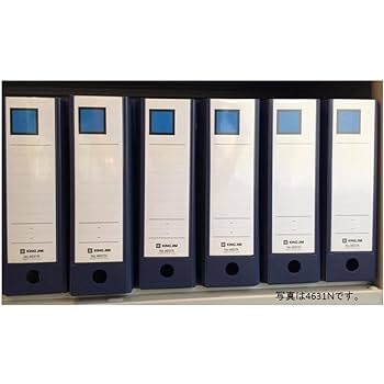 Amazon | キングジム Gボックス 4633N PP A4 100mm ネイビー