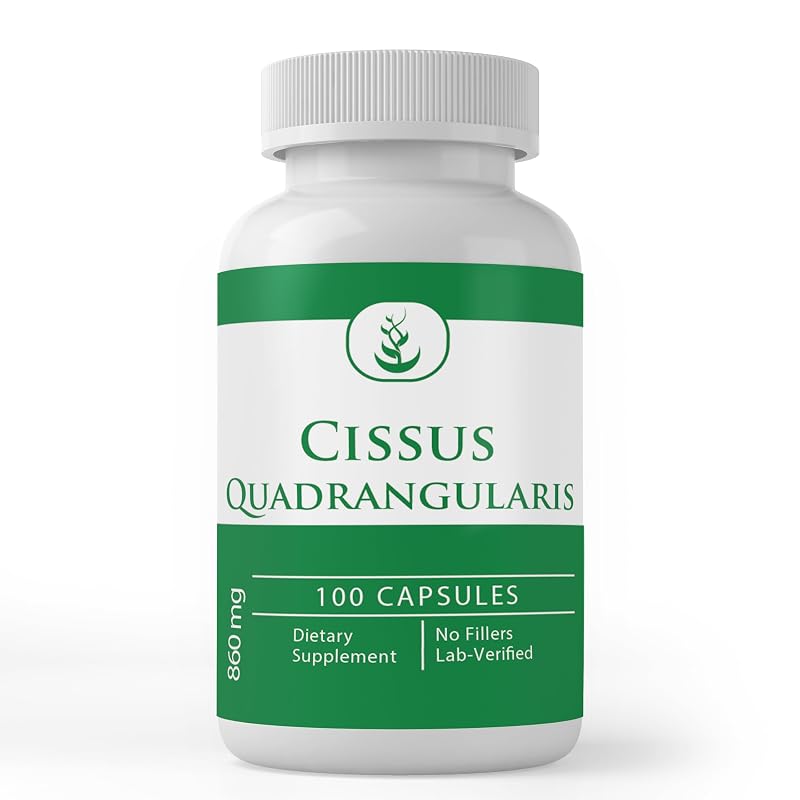 PURE ORIGINAL INGREDIENTS Suplemento de Cissus quadrangularis 1000 mg - 100 cápsulas