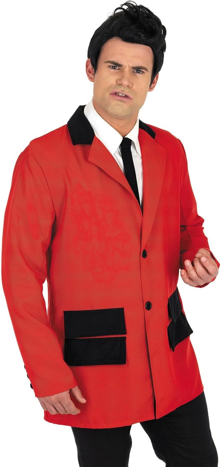 fun shack Men's 50s Sock Hop Costume, Retro 1950s Outfit for Men, Vintage 50s Party Attire, Classic Rock n Roll Look