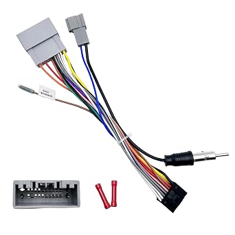 16Pin ISO Aftermarket Radio Harness Adapter for Honda 2013-2020 with Radio Antenna Adapter, 16Pin Android Car Stereo Wiring Harness with Reverse Cable for Honda Odyssey Accord Fit CR-V Civic