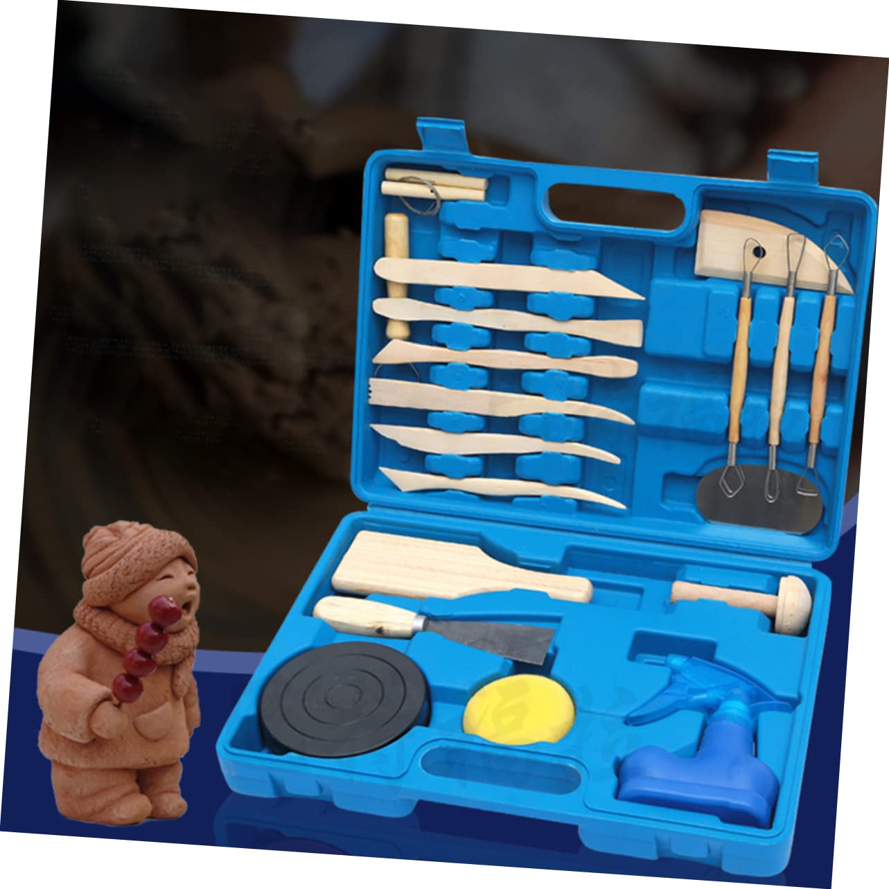 EXCEART 19piezas Herramientas Para Modelar Figuras De Arcilla Kit De Herramientas Para Arcilla Auxiliares Para Modelar