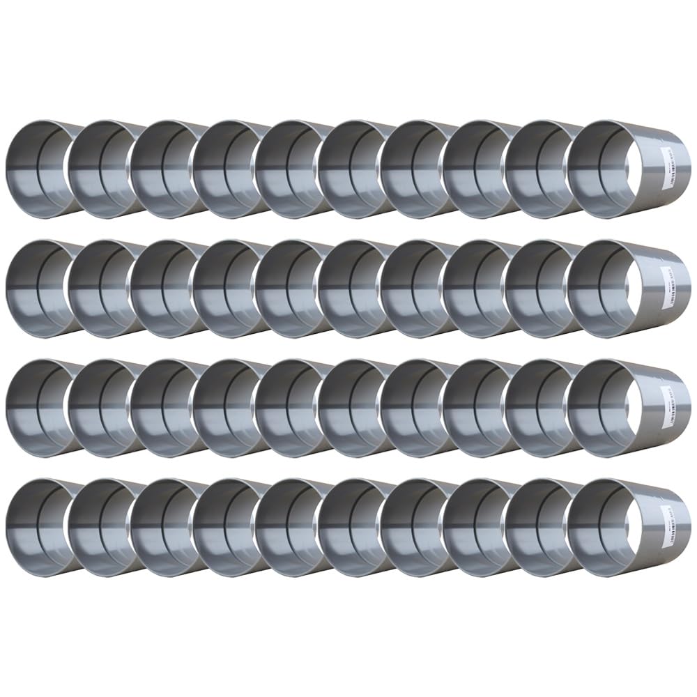 First Plast - Raccord PVC évacuation - 40 manchons d'évacuation Ø100 mm avec butée -