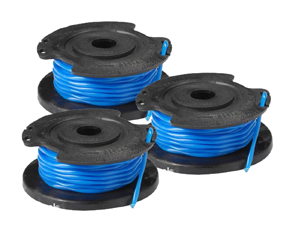 Ryobi OEM 310917001 310917001-3 String Trimmer Spool with Line (3 Pack) RY28100 RY28120 RY28121 RY28140 RY28141 RY28160 RY28161 RY40021 RY40022 P2200 RY24021 P2006 P2006A