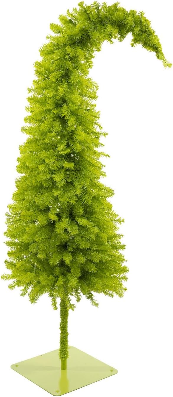 Hobby Lobby 5'LED Bright Green Whimsical Christmas Tree