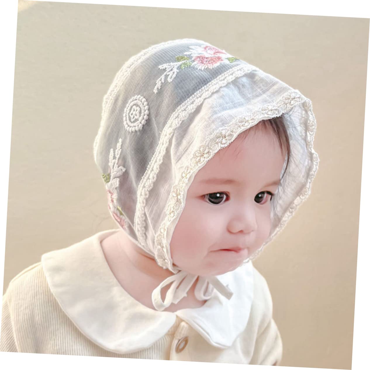 Ipetboom 4piezas Sombrero para Bebés Gorro De Protección UV y Verano Accesorio Fotográfico