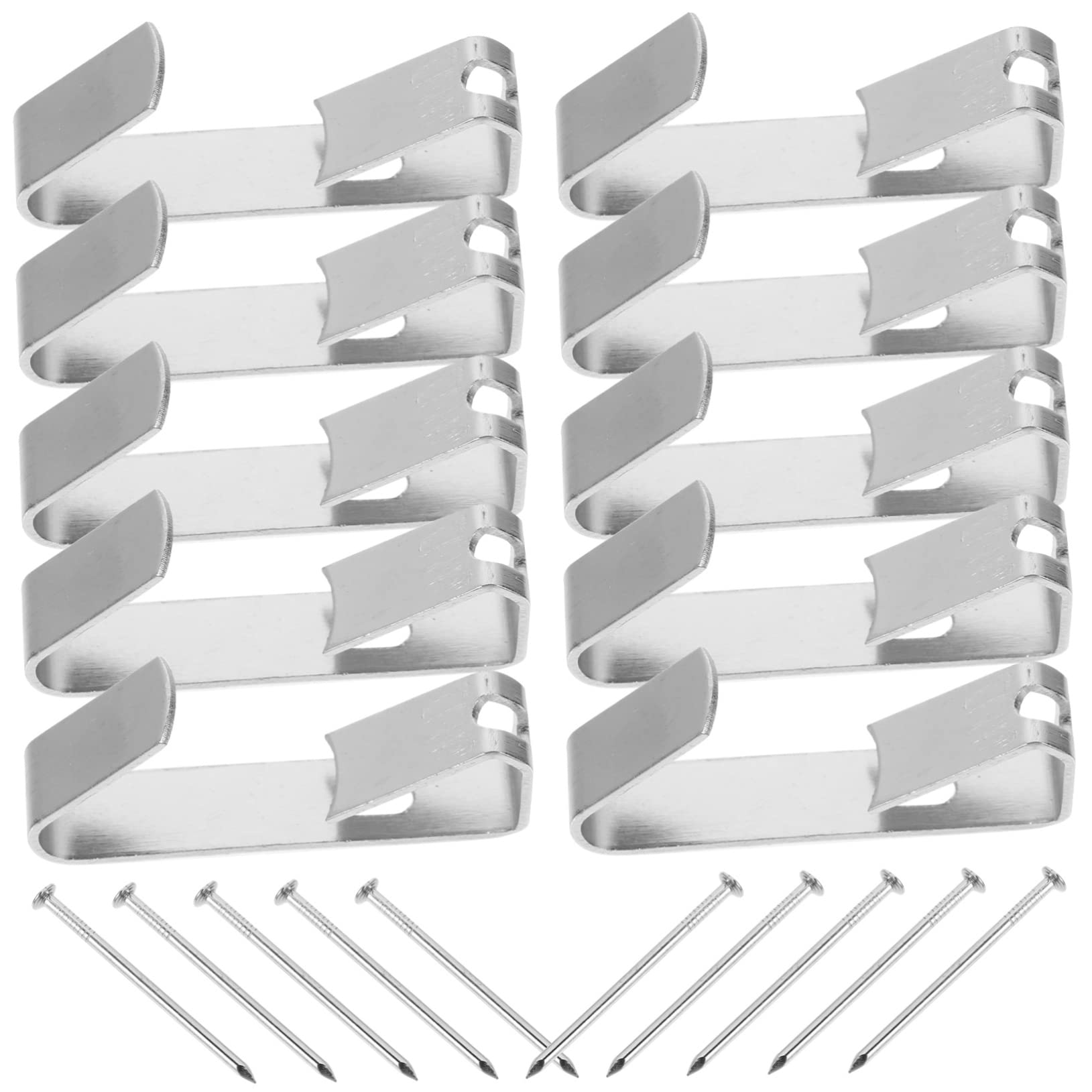 Balacoo Heavy Duty Picture Frame Hangers 20 Sets Wall Hanging Kit Nails Frame Hanging Kit for Canvas Mirror Office Pictures