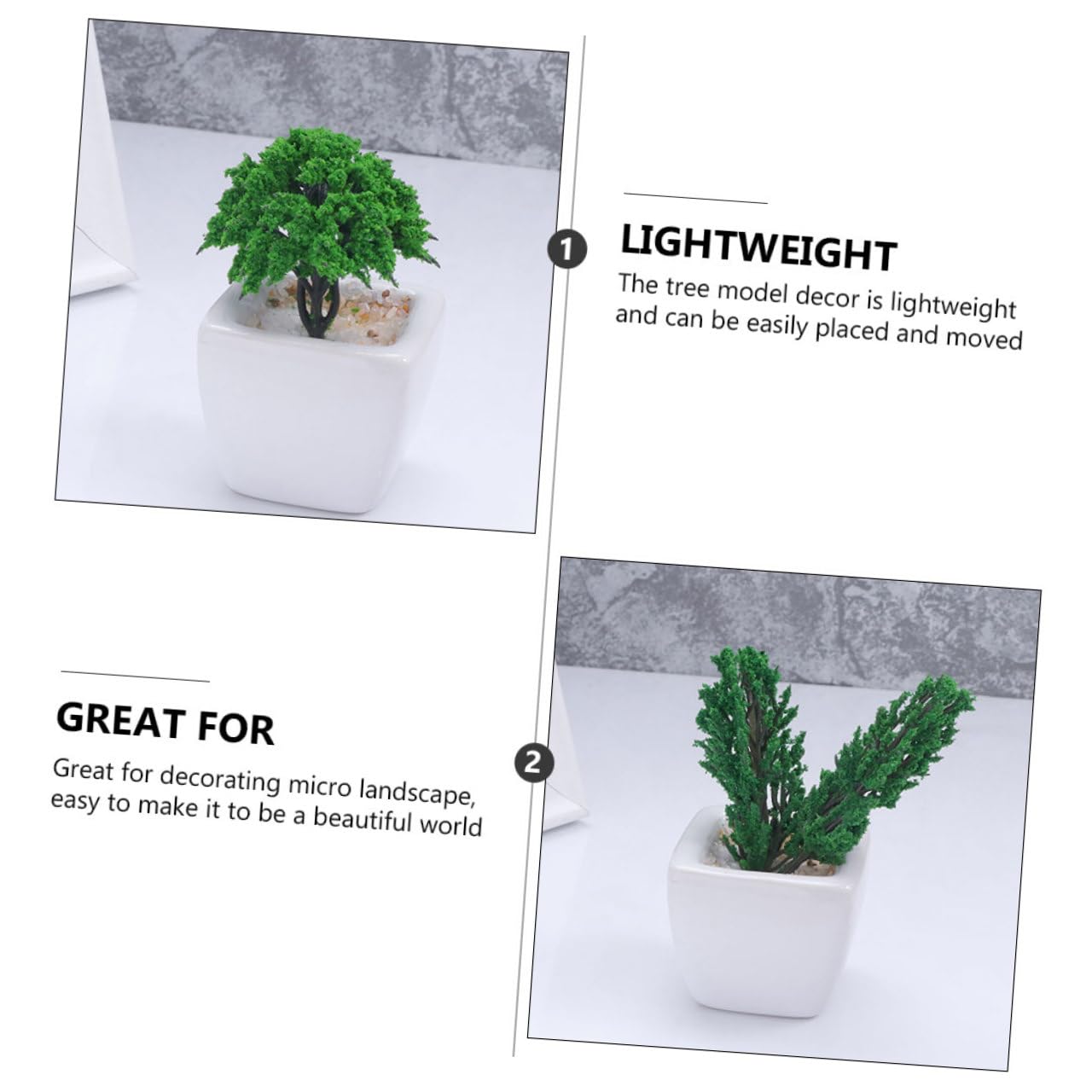 STOBOK 210piezas Árboles para Dioramas De Árboles De Simulación para y Manualidades Aleatorios