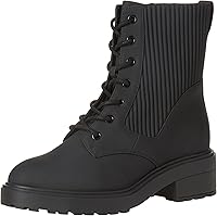 Vista 1 de Tienda Essentials Botas de combate de goma para mujer con suela gruesa