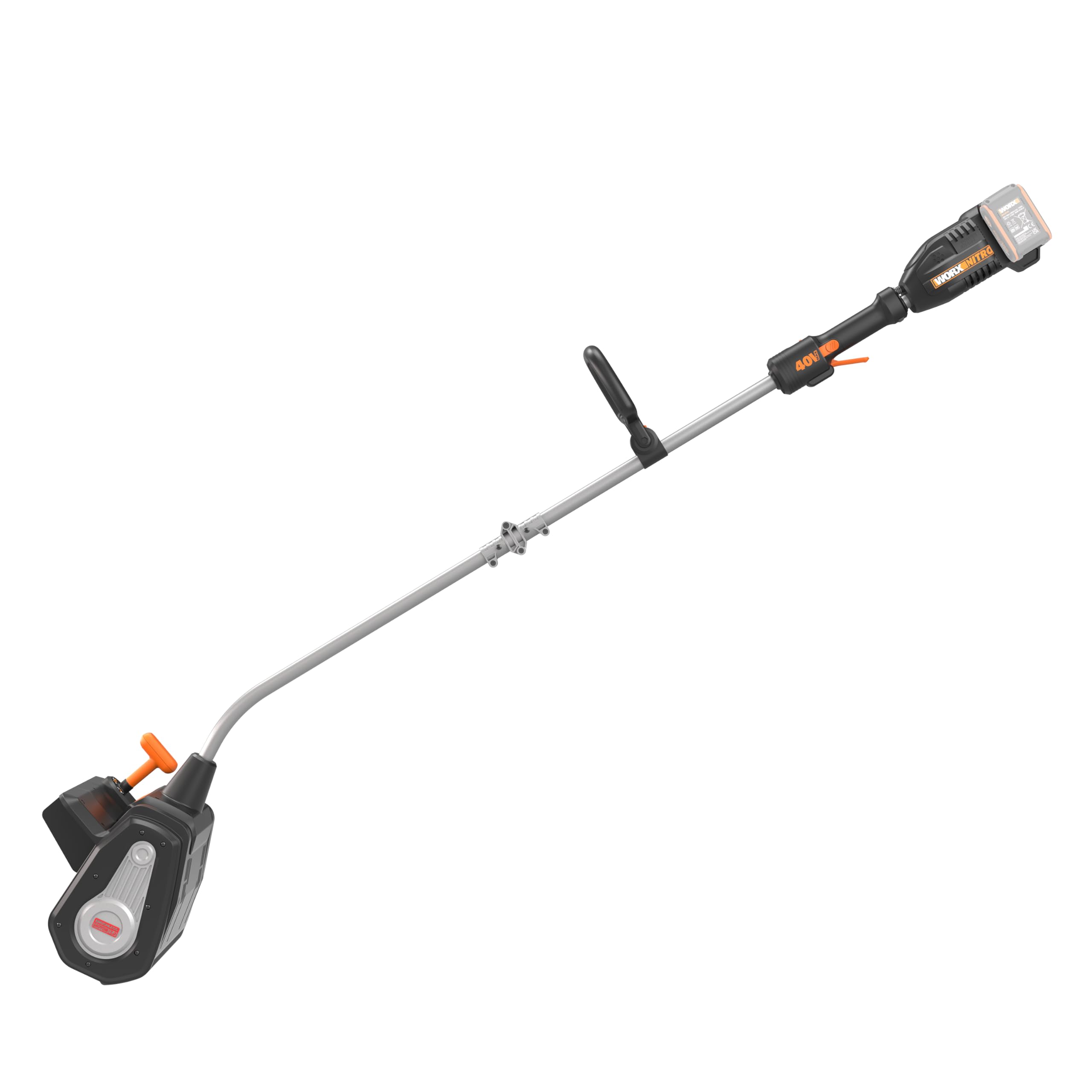 WORX WG460E.9 Akku-Schneefräse 40V(2×20V), bürstenloser Motor, 30 cm Räumbreite, 7,5 m Wurfweite, max. Schneehöhe 15 cm – kompakte Schneeräumlösung, ohne Akku & Ladegeräte