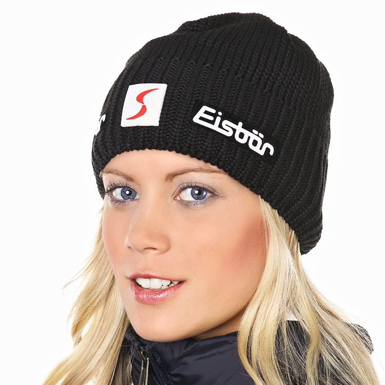 Eisbär Trop Skipool Strickmütze Damen/Herren - Made in the EU Wintermütze Pull-On Futter Winter Herbst-Winter