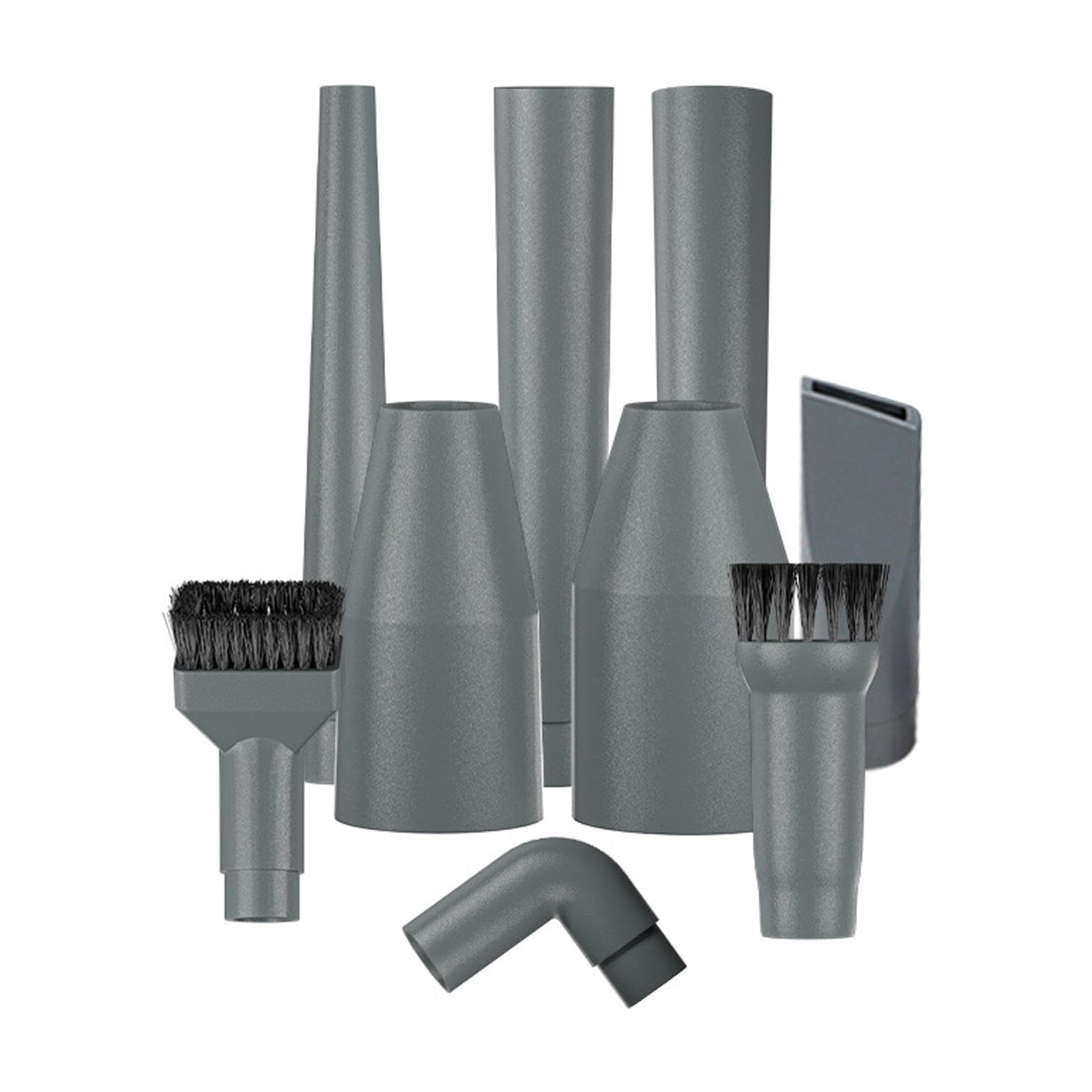 Tsophreniq Replacement Brushes Nozzle Home Dusting Crevice Attachment for 32mm / 35mm Spare Accessories Parts 9Pcs / Set Vacuum Hose Adapter Crevice Upholstery Tool Brush Cleaner Brush Nozzle Kit
