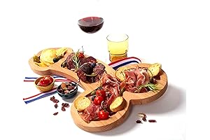 Large 15.75 inch Bachelorette Party Decorations Naughty Hen Wood Aperitif Board Cutlery...