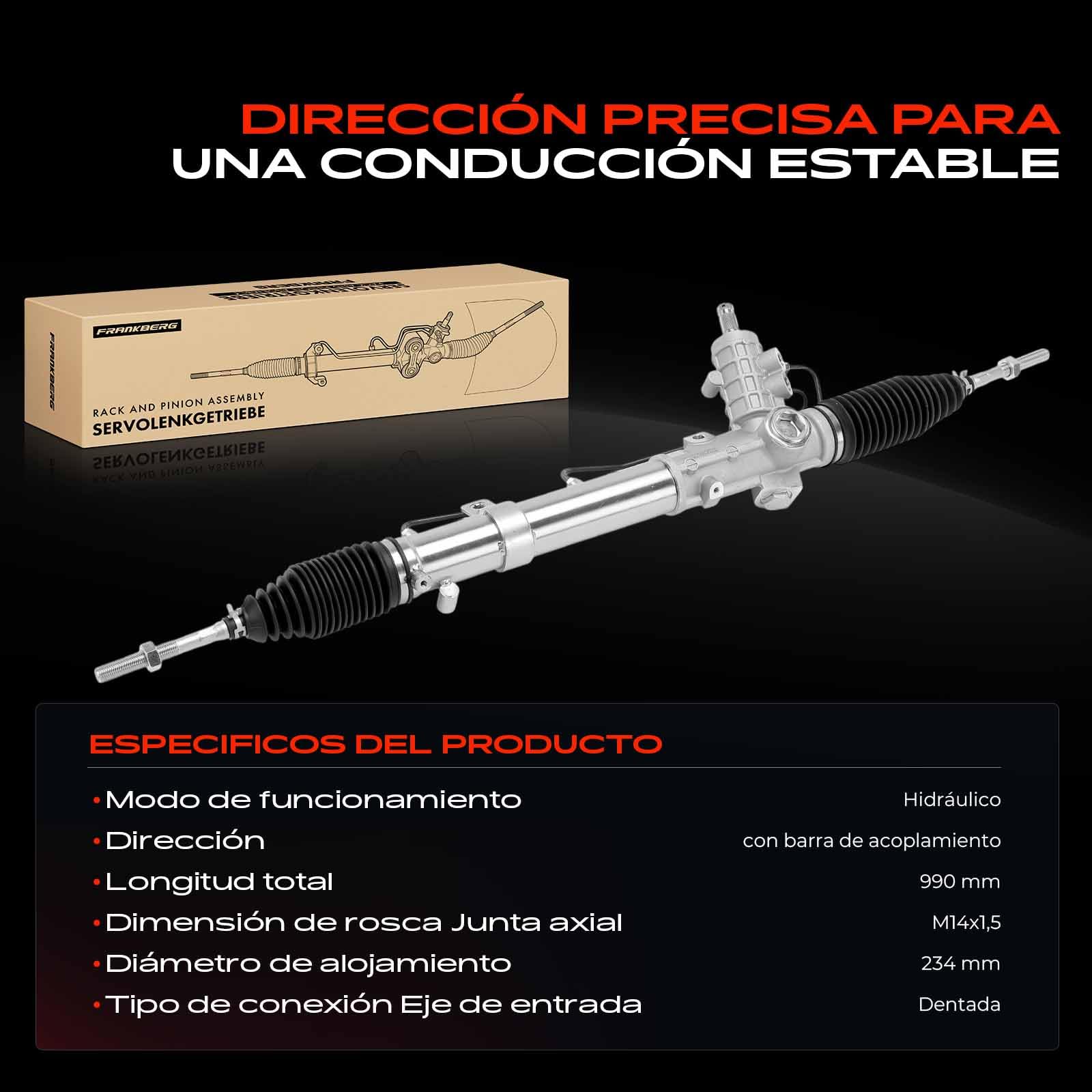 Frankberg Barras de acoplamiento caja de dirección Compatible con Z3 R.o.a.d.s.t.e.r E36 Serie 3 Compact E36 Serie 3 cabrio E36 Serie 3 E36 Serie 3 Touring E36 Replace# 32131094927