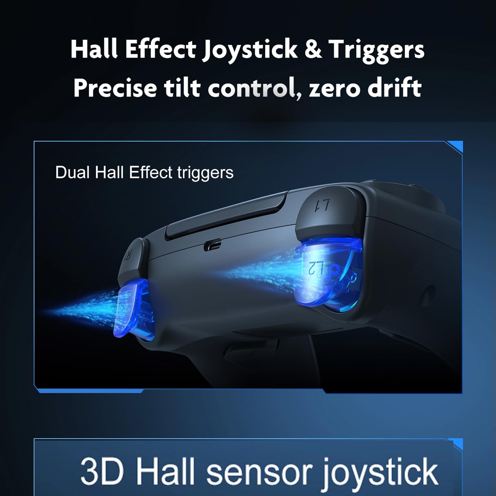 Jiawu Controller di Gioco Wireless con Illuminazione RGB per Un'esperienza di Gioco Coinvolgente Adatto per PC, Batteria a Lunga Durata, Controllo del Movimento, Materiale ABS