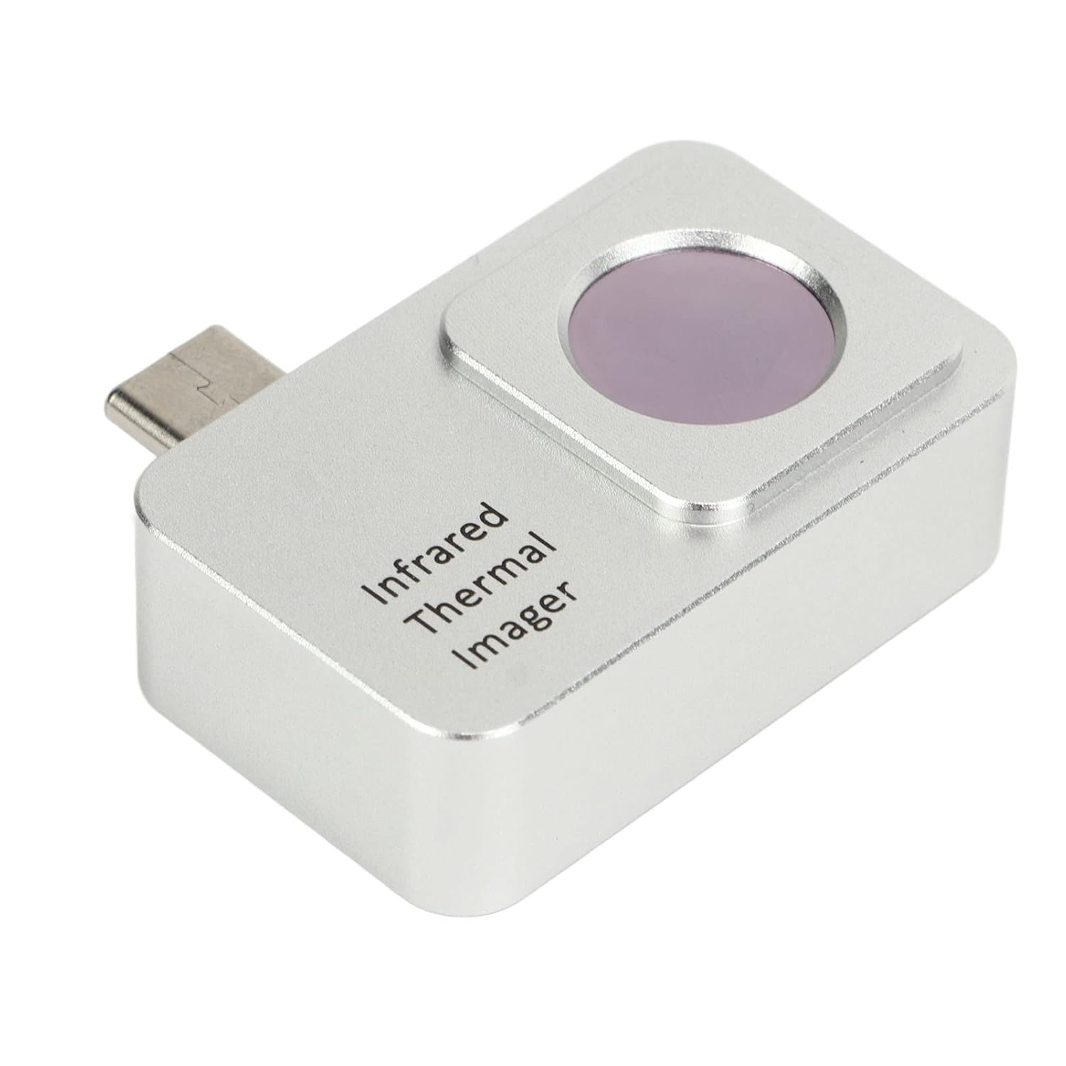 Thermal Imaging Camera for Phone, IP54 Waterproof 3.2mm Head Length 25Hz Phone Thermal Imager 8-14μm Type C USB for Workshop (256x192 Resolution)