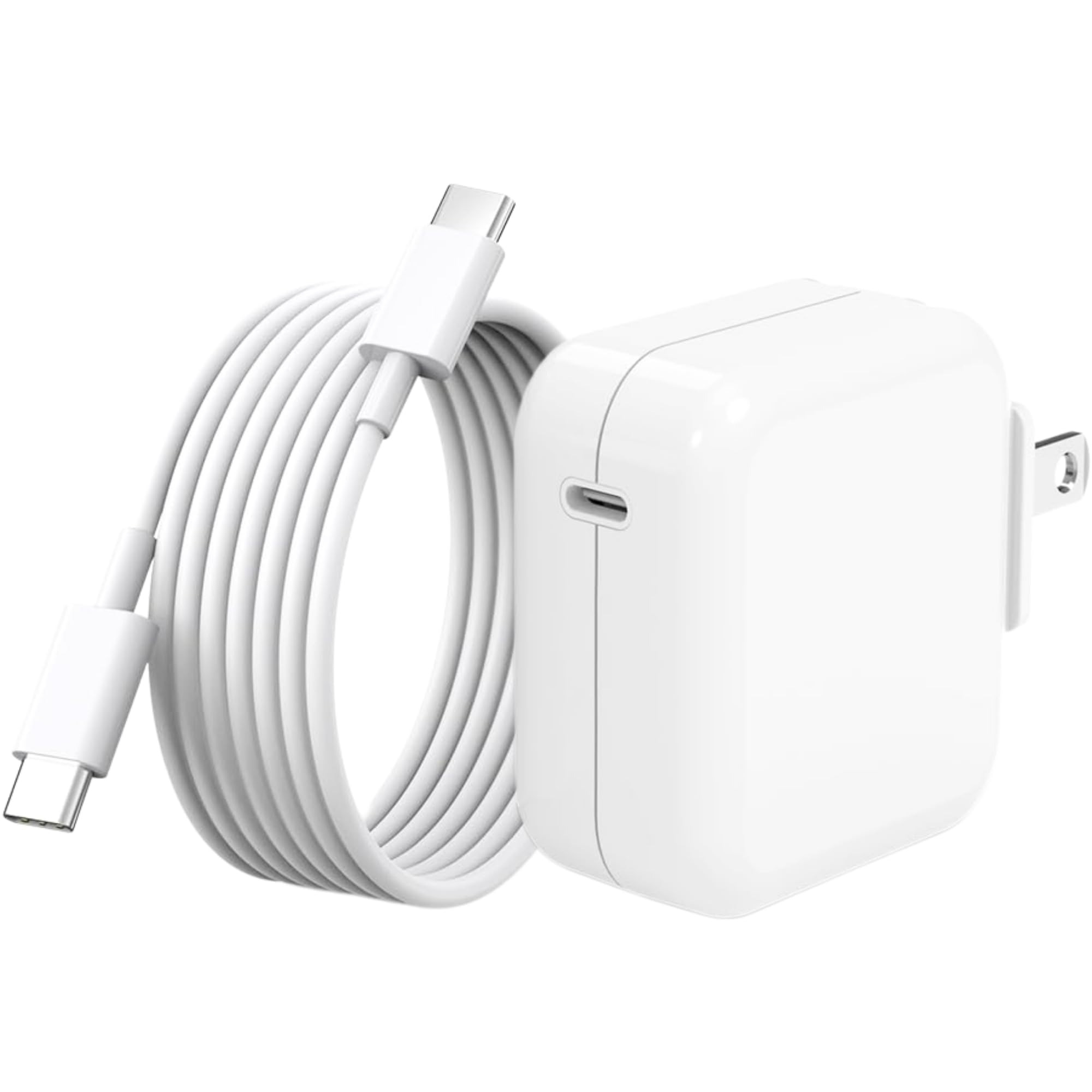 Photo 1 of MacBook Air Charger Fast Charging,Apple 30W USB C Power Adapter Extra Long USBC Cable 10FT Compatible with MacBook Pro 13 14 15 16 inch,M1 M2 M3 M4 M5 Apple Laptop,iPhone 17 16 15 Pro Max,iPad,Airpods