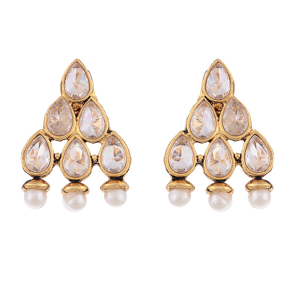 Traditional Brass Plated Necklace Set