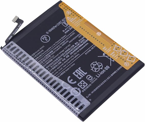 1x 5020mAh BN55 Replacement Battery For Xiaomi Redmi Note 9S Batteries
