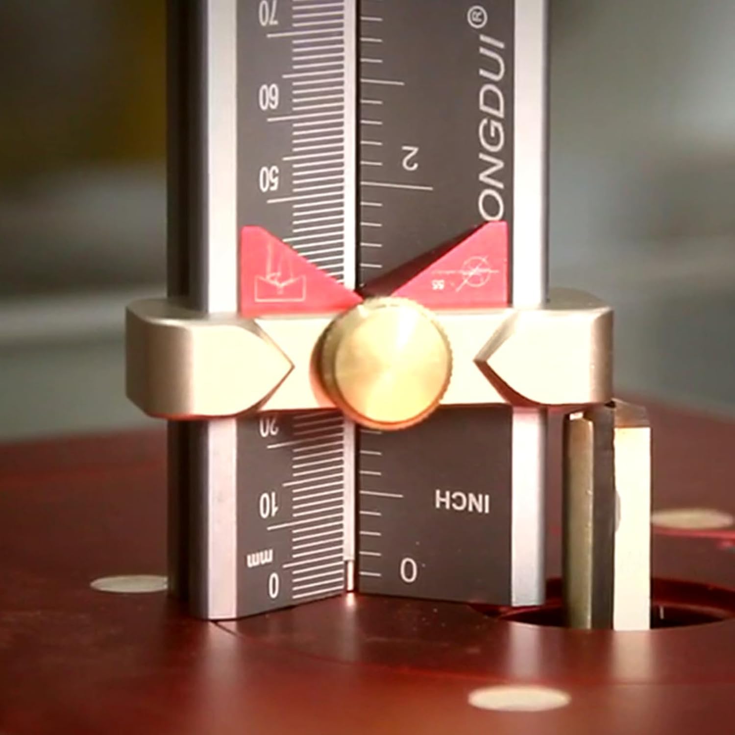 Aluminum Woodworking Gauges Essential Tool Versatile Woodworking Instrument for Drill Bit Positioning & Angles Measurement