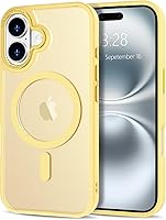 Vista 166 de Anuck - Funda magnética para iPhone 11 compatible con MagSafe, carcasa trasera mate translúcida dura, borde de TPU, delgada, resistente a impactos