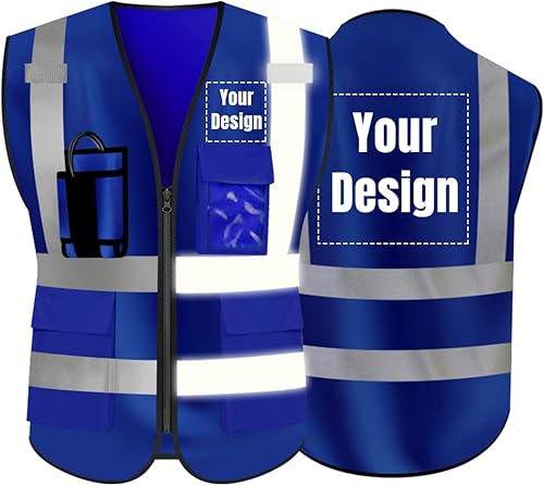 Miniatura 21 de YOWESHOP El chaleco reflectante de la seguridad de la alta visibilidad modifica el uniforme al aire libre del trabajo