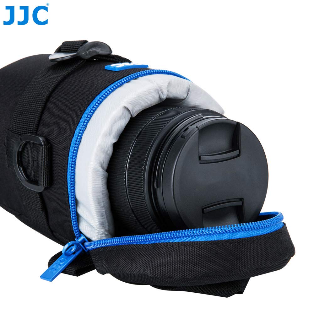 JJC Resistente al Agua Deluxe Funda para Objetivo con Correa