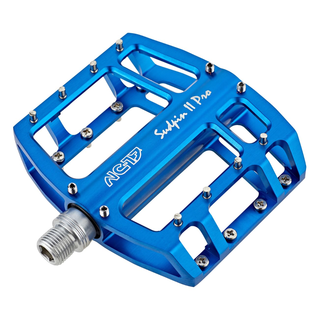 NC-17 Sudpin II Pro Aluminium Plattform Pedale / Fahrrad Pedale MTB / Mountainbike Pedal / BMX Pedal / zwei Kugellager + Cr-Mo Achse / inkl. Ersatzpins