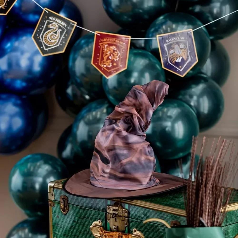 amscan Harry Potter Hogwarts United 3D Paper Party Centerpiece - 19" | Assorted Colors | 1 Set of 5 Pcs.