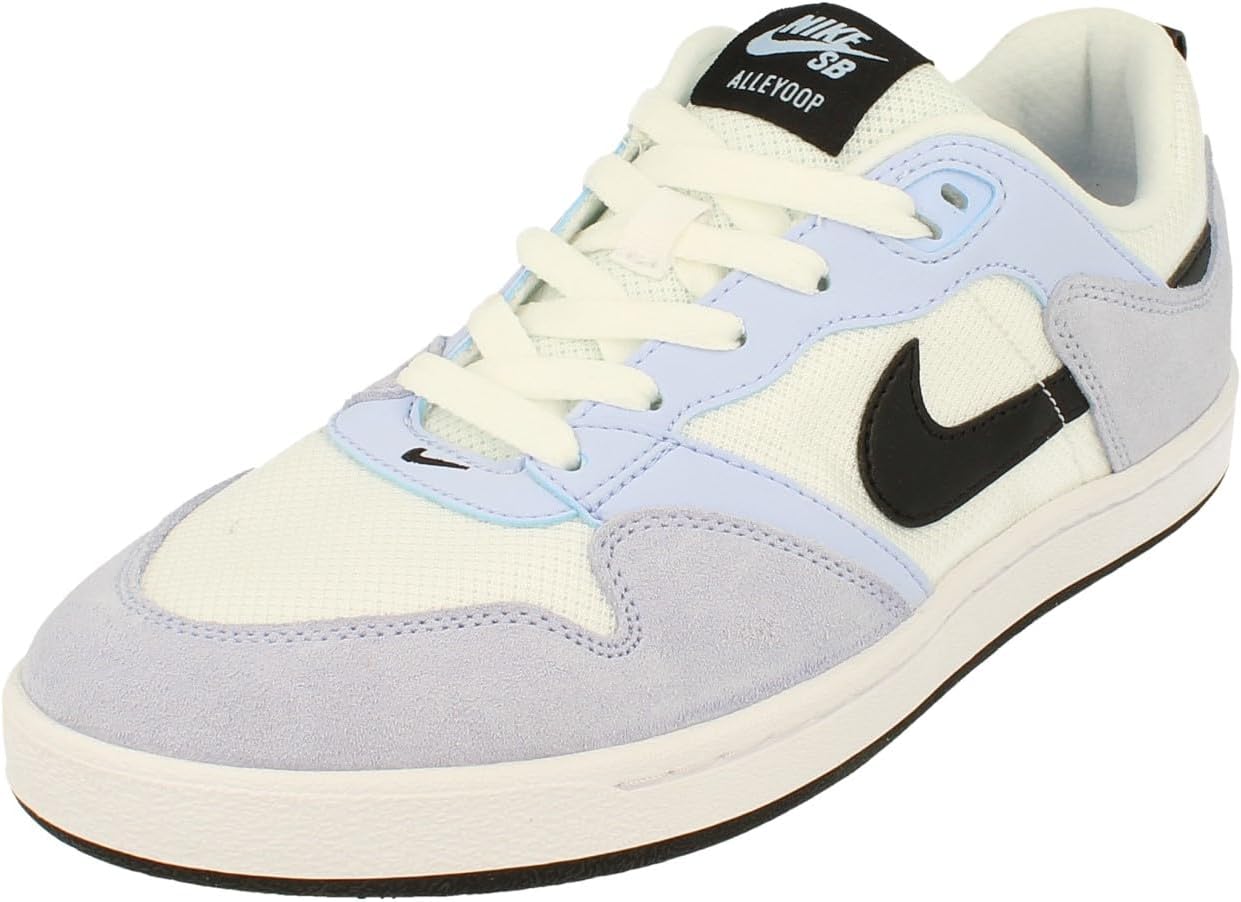 NIKESB Alleyoop Mens Trainers CJ0882 Sneakers Shoes (UK 9.5 US 10.5 EU 44.5, Light Marine Black White Black 500)
