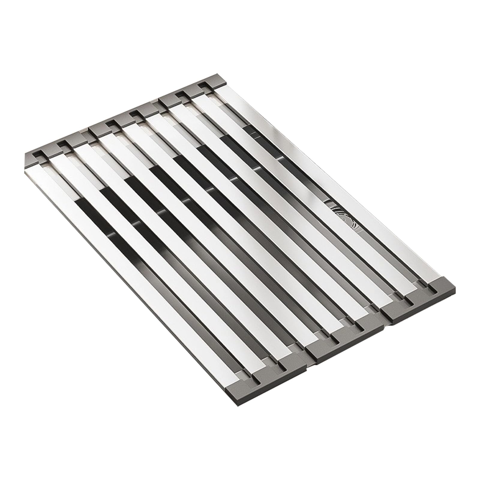 CUNZJIA Adjustable Stainless Steel Dishes Drying Rack Detachable Removable Utensil Holder for Efficient Kitchen Drainage