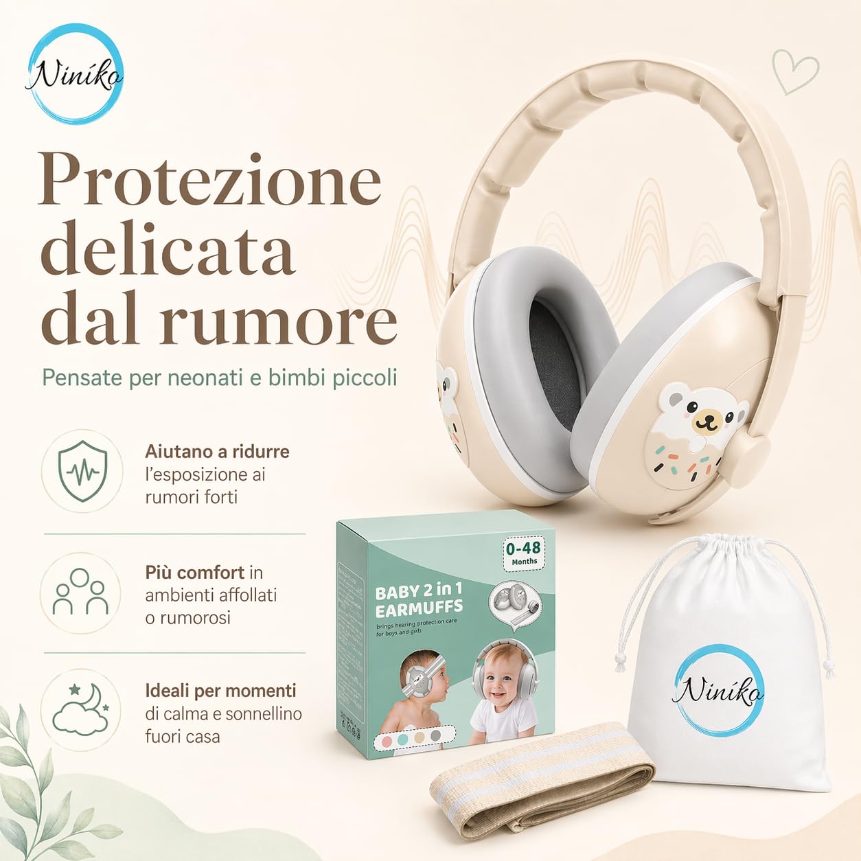 Cuffie Anti Rumore Neonati