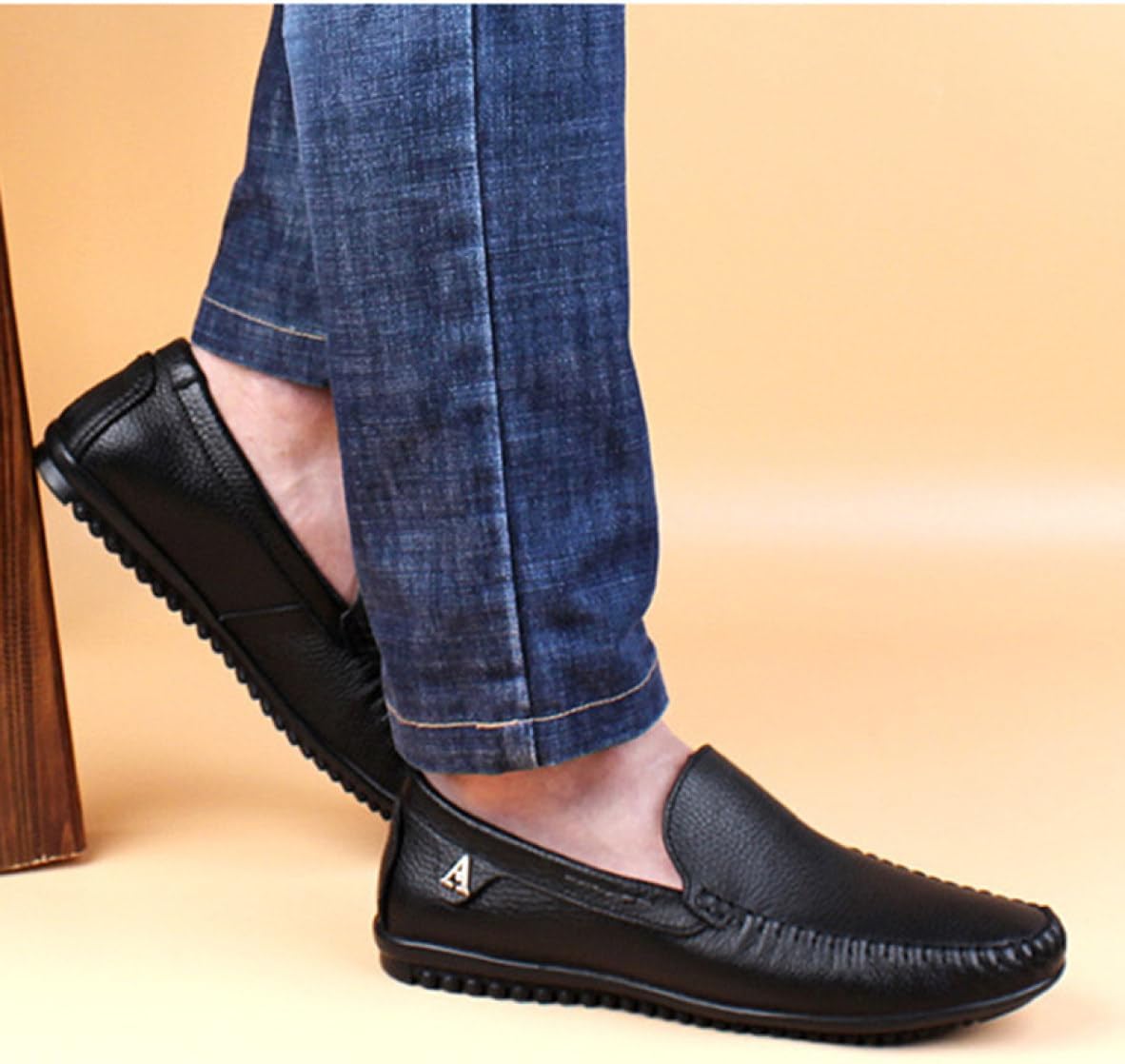 [GZGZ] ローファー スリッポン モカシン 超軽量 カジュアル 革靴 ビジネスシューズ 防滑 防水 通勤 ドライビングシューズ