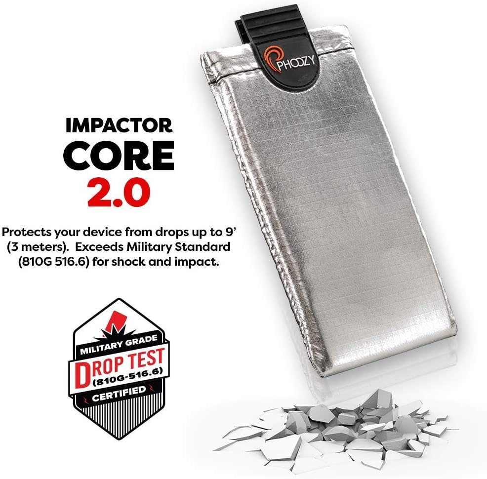 Exclusive Discount 50% Price PHOOZY XP3 Series Ultra Rugged Thermal Phone Case - Insulated Weatherproof Protection - AS SEEN ON Shark Tank - Protection Against Cold Snow Sun Heat and Floats in Water (Silver - Large)