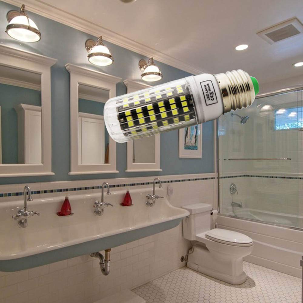 Xindaxin® LED Mais Glühbirnen,9W LED Kerzenleuchter Glühbirnen 90 Watt Äquivalent,900lm,AC 220V,Nicht Dimmbare,360 ° Abstrahlwinkel,Kaltes Weiß 6000k(20er Pack)