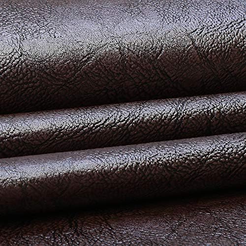 SAE Rexine/Faux Leather/Artificial Leather Solid Half Meter For Crafts/Sofas/Chairs/Auto Seat Covers (Dark Brown)