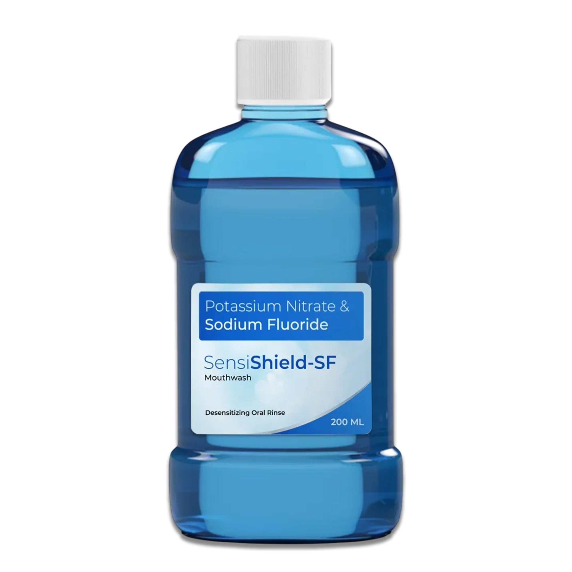 SensiShield-SF Mouthwash (Pack of 10 Bottles, 200ml Each) | Relieves Tooth Sensitivity, Strengthens Enamel, Prevents Cavities | Complete Oral Care Solution for Healthy Teeth and Gums.